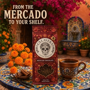 Bolsa con Cierre Hermético <span class=keywords><strong>de</strong></span> Nuevo Diseño, Bolsa para Café Mexicano Marigold Window Matte Navy <span class=keywords><strong>Gold</strong></span> para la Marca Heritage OEM 250g 454g 1kg - Product Image 6