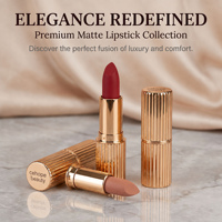Rouge à lèvres longue tenue végétalien, imperméable, fini mat velours givré, anti-transfert, aspect naturel, gloss à lèvres personnalisé effet brume, OEM