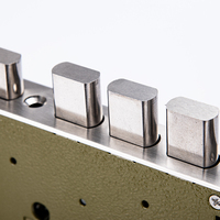 Cylindre de serrure intelligente en acier inoxydable 6068 pour porte d'entrée sécurisée, compatible avec les portes chambre en acier et bois pour serrures intelligentes