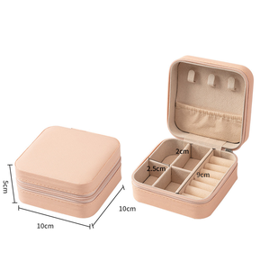 Wholesale Custom Logo Paper Shaped Jewelry Box Travel Small Jewelry Organizer Rings <b>Earrings</b> Necklaces Bridesmaid <b>Gift</b> <b>Boxes</b> - Product Image 5