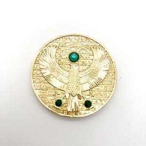 Moneda de Plata Personalizada al por Mayor con Diseño de Águila y Diamantes - Product Image 3