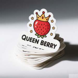 สติกเกอร์โฮโลแกรมกันน้ำสำหรับใช้งานกลางแจ้งแบบกำหนดเอง เป็นมิตรกับสิ่งแวดล้อม พร้อมฉลากไวนิล PVC แบบไดคัท สำหรับงานประดิษฐ์เทียน - Product Image 1