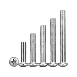 Stainless Steel Machine Screws 8-32 10-32 Fine Thread Pan Head Phillips Inch Standard Grade A - Product Image 3