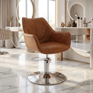 Sillas de Peluquería All Black Beauty, Silla de Estilismo para Damas, Muebles de Salón de Belleza - Product Image 2