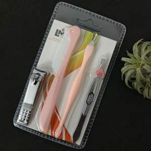 ชุดกรรไกรตัดเล็บแบบพกพาปลายเฉียงอเนกประสงค์สำหรับการตัดเล็บเท้าของผู้ชาย - Product Image 5