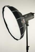 Kotak lunak piring kecantikan cepat Ku-16ly dengan strip dudukan Bowen untuk lampu profesional fotografi Godox Aputure Jinbei