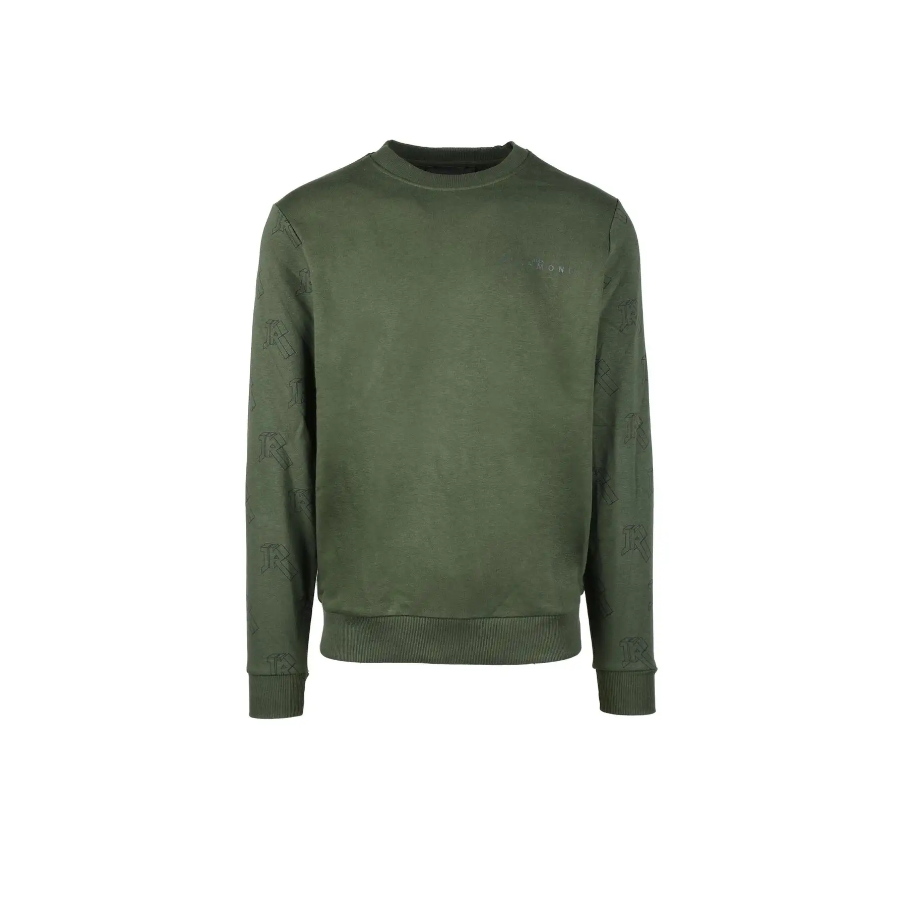 Elegantes JOHN RICHMOND Herren Sweatshirt-Einzigartige Muster und taillierte Manschetten-Eine Mischung aus zeitgenössischem Stil und Komfort