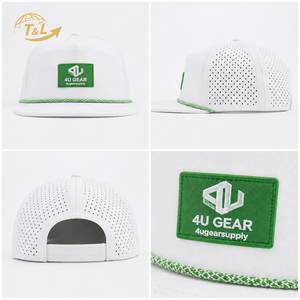 Gorra Trucker de Malla Blanca 4U Gear, 5 Paneles, Ajustable, Transpirable, Logotipo Bordado en 3D, Unisex, Casual, para las Cuatro Estaciones - Product Image 6