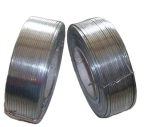 Manufacturer supplies galvanized flat wire