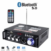 Ev dijital amplifikatörler ses ekran 300W + 300W dijital HIFI ses Stereo güç amplifikatörü 2 kanal dijital amplifikatörler BT-298A