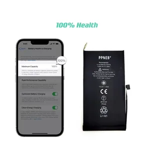 Nouvelle mise à niveau 100% santé résoudre la batterie de réparation Popup pour iPhone 11 12 13 14 Pro Max batterie pas de pop-up