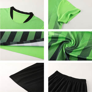 Оптовая продажа, новый комплект футбольных костюмов для взрослых и детей, вышитый логотип на униформе футбольной команды - Product Image 6