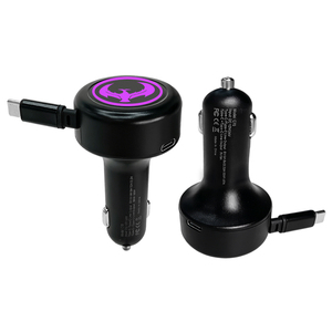 Cargador de coche OEM de alta velocidad con salida de 12V, carga rápida para teléfono, 65W 45W 30W PD, puerto dual C, con función Find My. - Product Image 1
