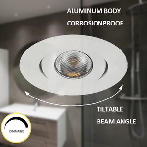 Kích thước nhỏ LED einbaurtrahler 3 Wát Kleine LED điểm chiếu sáng trong nhà có thể điều chỉnh focus lõm <span class=keywords><strong>Mini</strong></span> Spotlight cho Showcase chiếu sáng - Product Image 2