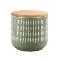 Boîte à thé en céramique avec couvercle, 600ML, 21OZ, personnalisé, rangement de biscuits, sucre noix, aliments secs, accessoires de cuisine domestique