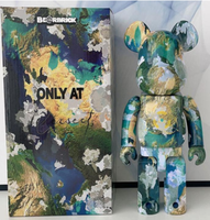 400% Bearbricks Figure Bearbricks 1000% Blanc et Noir Sculpture Décoration 70cm 28cm Bearbrick