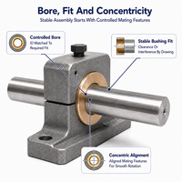 Custom Precision Copper Brass Bronze Parts CNC Turning Machining Composite Fitting Connector Accessories CNC Work Quote Service