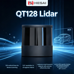 Hesai QT128 LiDAR มุมมองกว้างพิเศษแนวตั้ง สำหรับการขับขี่อัตโนมัติระดับ L4 และระบบ ADAS - Product Image 2