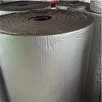 Matériau d'isolation thermique et acoustique de voiture en mousse de papier d'aluminium adhésif de haute qualité