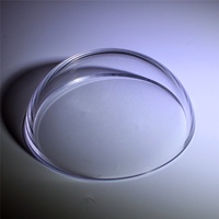 VY OEM Dôme en verre transparent personnalisé Grand demi-dôme en plexiglas Demi-dôme en verre acrylique transparent