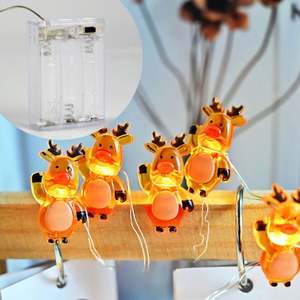 USA Mairun USA 823 Cross Border <b>Battery</b> Powered IP67 Rated Christmas Elk Lantern Decorative <b>Light</b> <b>String</b> Room Bedroom - Product Image 2