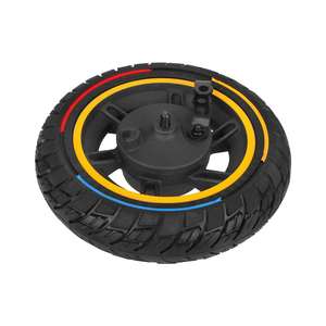 Ulip 10x2.5 Solid Tire with Rim and Three Color Circle for Electric Scooter Parts - Product Image 3