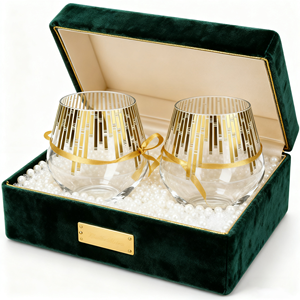 Стеклянные бокалы с выдувным стеклом и логотипом - Product Image 1