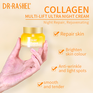 Crema de Noche Ultra Reafirmante con Colágeno DR RASHEL, 50g, Crema Hidratante Blanqueadora Amarilla para Mujeres - Product Image 6