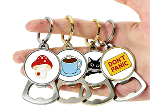 Llavero Destapador de Botellas de Acero Inoxidable Personalizado de Alta Calidad con Diseño Multiforma, Impermeable, para Viajes, Novedad 2025 - Product Image 4