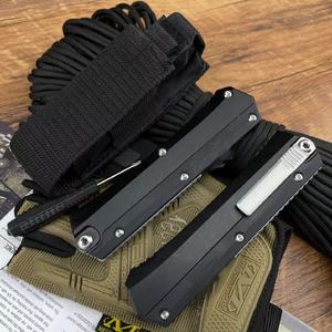 Couteau de camping Micro Tech Snake God Glykon G10 Edition de haute qualité, outil EDC de poche, acier inoxydable, manche en aluminium OEM - Product Image 6