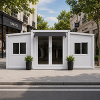 Maison modulaire extensible en conteneur de 20/40 pieds, villa résistante au vent, respirante, isolation thermique, design français, garantie de 5 ans