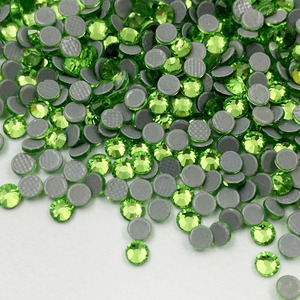 Groß packung Top Qualität 500 Brutto 70000 Stück SS10 Peridot Hot Fix Strass steine für den Großhandel - Product Image 2