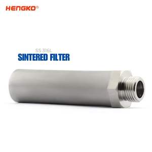 Lọc sintered HENGKO chống ăn mòn SS316L, tùy chỉnh, 0.1 micron, dùng cho lọc trong luyện kim - Product Image 2