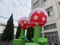 Fleur de piranha géante gonflable avec lumière LED, fleur de cadavre gonflable pour la décoration