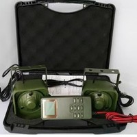 Haut-parleur de chasse extérieur 50W à alimentation externe DC 12V, portée 3km, en ABS écologique et résistant à l'eau