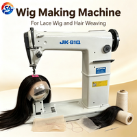 Machine à coudre professionnelle Post-Bed JK-810 pour la fabrication de perruques, de perruques en dentelle, de casquettes de baseball et de tubes en cuir