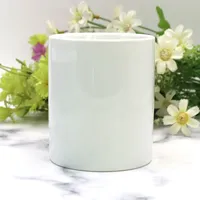 Tasses en porcelaine blanches personnalisées avec impression sur mesure, design moderne, origine Fujian, pour café et thé