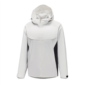 <b>Professional</b> Outdoor Hooded Waterproof Jacket Unisex With Seam Sealing For Workwear - Product Image 2