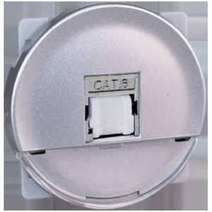 COMETE Grado 2 TV Cat.6 STP Enchufe blindado RJ45 Enchufes y enchufes plateados para cable blindado Cat.6 STP - Product Image 1