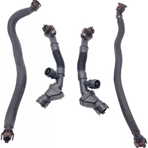 4 pièces de tuyaux de ventilation de carter moteur gauche et droite 11157575640 11157575641 11157646086 11157646087 pour BMW 550i <span class=keywords><strong>650i</strong></span> 750Li X5 X6 B7 - Product Image 2