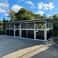Box de stockage pour chevaux en HDPE, style américain, facile à assembler, durable, portable et déplaçable