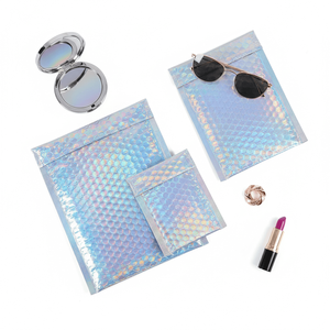 Busta Postale in Plastica Metallizzata Oro Rosa e Argento Impermeabile Personalizzata per Imballaggio di Abbigliamento e Gioielli - Product Image 6