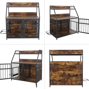 Pet <b>dog</b> home kennel with door <b>medium</b>-sized <b>dog</b> <b>cage</b> indoor <b>dog</b> kennel <b>dog</b> house simple factory direct wholesale cross-border - Product Image 2