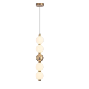 Nouvelles suspensions LED en <span class=keywords><strong>verre</strong></span>, style nordique de luxe, en fer et <span class=keywords><strong>verre</strong></span>, hauteur réglable, pour salle à manger, bar, cuisine - Product Image 1
