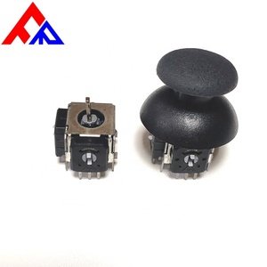 New High Stability 3D Joystick Potentiometer <b>Push</b> <b>Button</b> <b>Switch</b> Cap 5K 10K 20K Multi-directional Black 13mm 20% Tolerance - Product Image 4