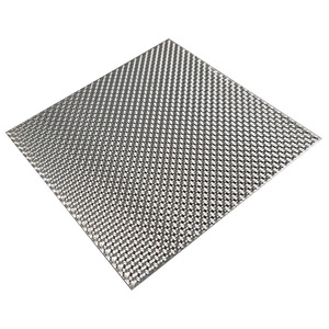 Plaques <span class=keywords><strong>en</strong></span> aluminium gaufré hémisphère résistant à la haute température, 0.5mm 500x500mm - Product Image 1