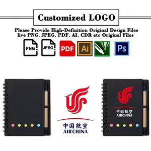 Bloc de Notas Kraft Personalizable con Logotipo Ys041, Notas Adhesivas, Cuaderno Espiral, Bloc de Notas Promocional Impreso Personalizado con Bolígrafo - Product Image 2