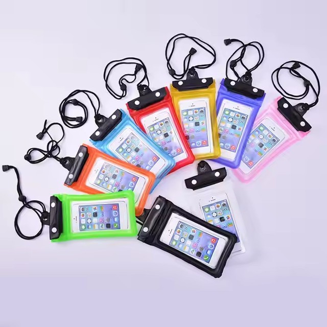 Universal IPX8 Waterproof Phone Case Underwater Diving Phone Pouch Bag Pvc Floating Mobile Phone Bag With Lanyard