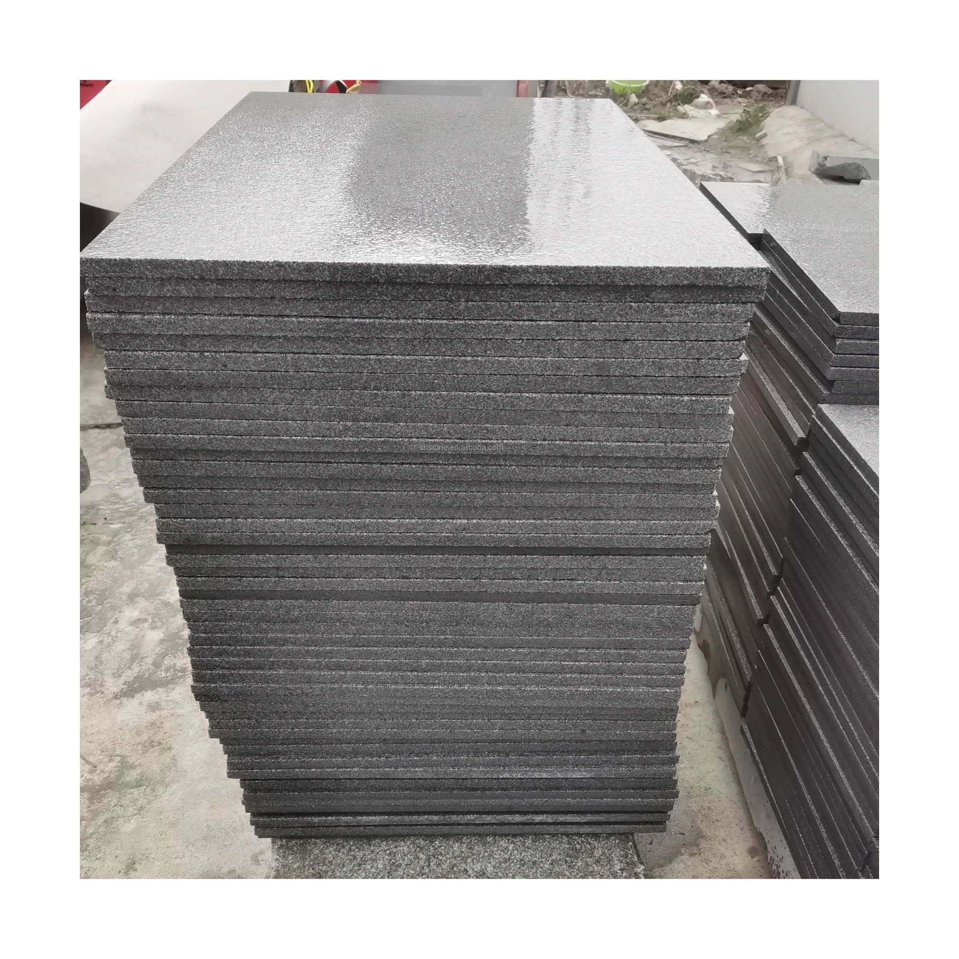 Baldosa de granito G603 para pavimentación de piedra al aire libre, baldosa de granito gris claro, barata, venta al por mayor