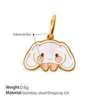 Pendentifs Animaux Mignons : Adorables Motifs de Pattes de Chat et de Chien, Accessoires de Bijoux DIY et Petits Pendentifs Uniques